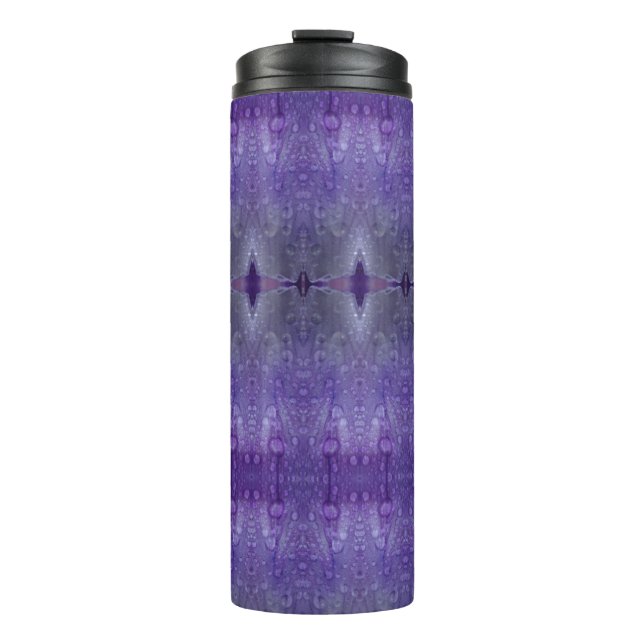 Garrafa Térmica Ikat roxo 7 (Frente)