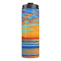 Ilha Tropical de Palm de Praia Sunset