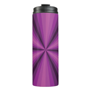 Garrafa Térmica Ilusões ópticas Tumbler térmico roxo