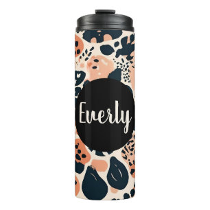 Garrafa Térmica Impressão Animal Personalizada de Guepardo Leopard