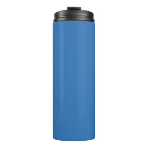 Garrafa Térmica Impressão de Cor Sólida Azul Sônico, Cores de Tom 