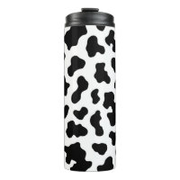 Impressão de Couro de Vaca Preto e Branco