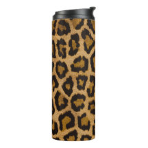 Impressão em animais castanho-negro-leopardo-amare