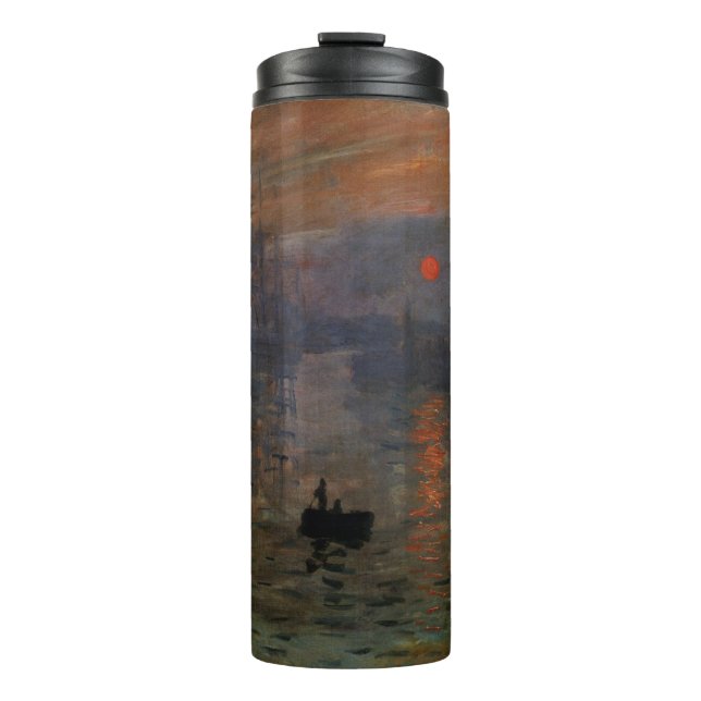 Garrafa Térmica Impression Sunrise de Claude Monet, Arte Antiga (Frente)
