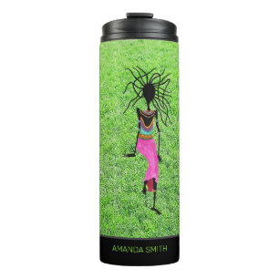 Garrafa Térmica Incrível, dança no Travesseiro decorativo Grass