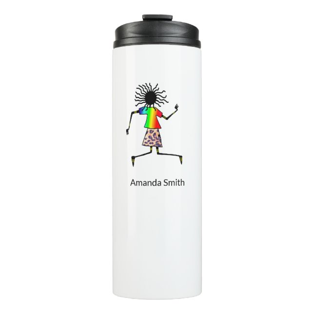 Garrafa Térmica Incrível, Dançarino Elegante (Frente)