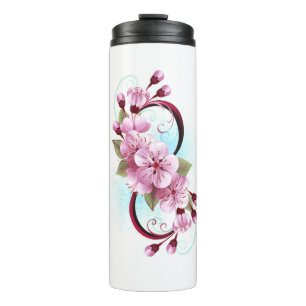 Garrafa Térmica Infinidade com Flores de Flor Sakura