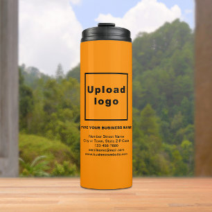 Garrafa Térmica Informações Comerciais Tumbler Térmico Laranja