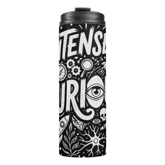 Garrafa Térmica Intensely Curious (Frente)