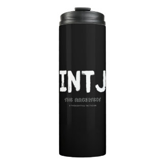 Garrafa Térmica INTJ - Tático Pensado (Branco)