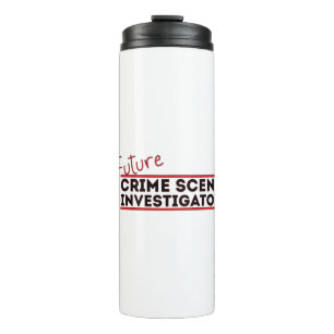 Garrafa Térmica Investigador da Cena do Crime Futuro
