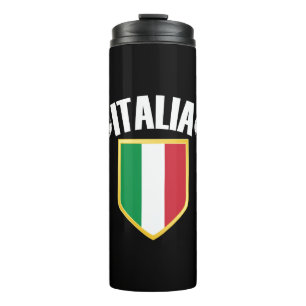 Garrafa Térmica Italia Crest Itália Flag Soccer