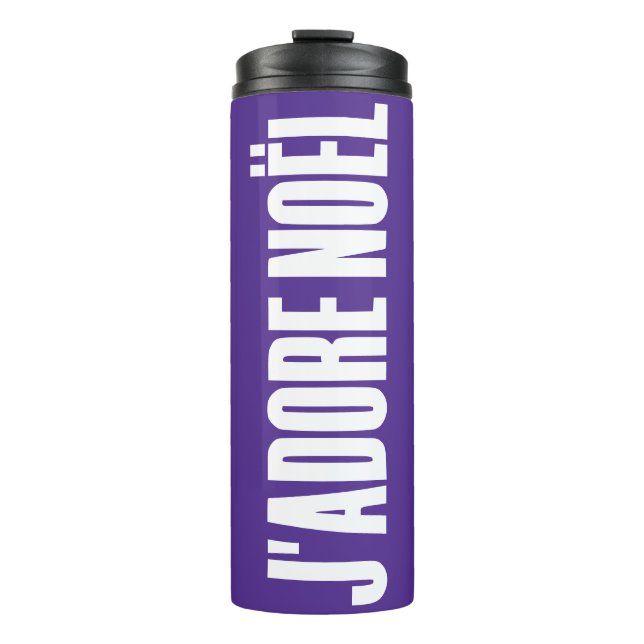 Garrafa Térmica J'adore Noël! (Frente)