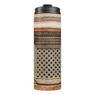 Garrafa Térmica Janela antiga no pátio Nasal Chowk de Hanuman