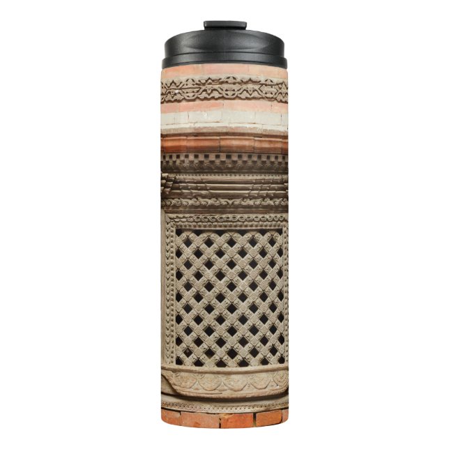 Garrafa Térmica Janela antiga no pátio Nasal Chowk de Hanuman (Frente)