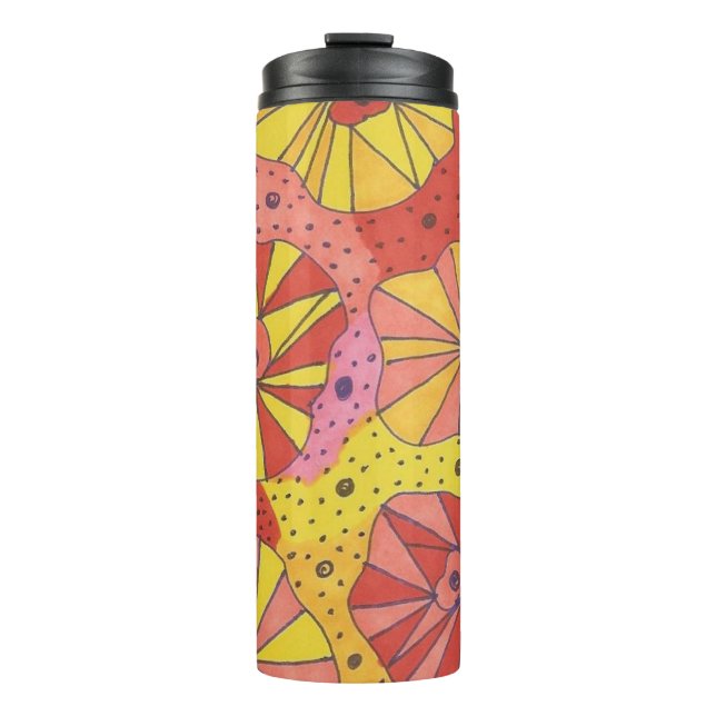 Garrafa Térmica Jardim Floral Futuro (Frente)