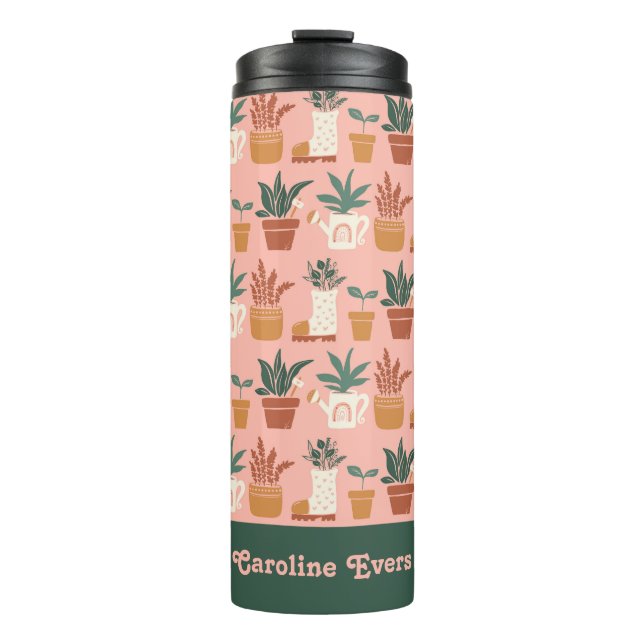 Garrafa Térmica Jardinagem Personalizada (Frente)