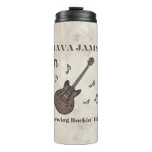 Java Jams-Brewing Rockin' Riffs-Café-Guitarra-