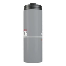Garrafa Térmica JBHS VMA Preto com Logotipo Branco Personalizável