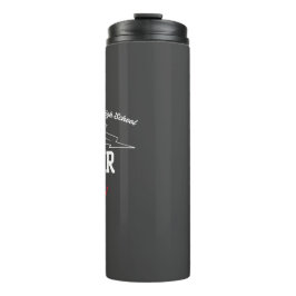 Garrafa Térmica JBHS VMA Preto com Logotipo Branco Personalizável