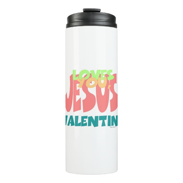 GARRAFA TÉRMICA  JESUS TE AMA, NAMORADOS (Frente)