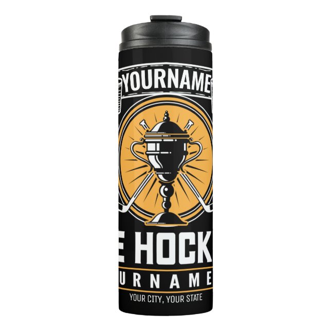 Garrafa Térmica Jogo Personalizado da Equipe de Jogadores de Trofé (Frente)