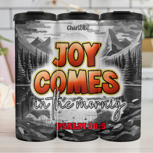 Garrafa Térmica Joy Vem No PSALM Da Manhã 30:5