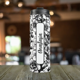 Garrafa Térmica Julho Aniversário Mês Larkspur 16 oz Skinny