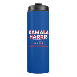 Garrafa Térmica Kamala Harris 2024 Campanha Presidencial Tumbler