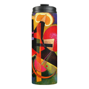Garrafa Térmica Kandinsky - Em Azul, obra de arte famosa