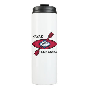 Garrafa Térmica Kayak Arkansas Flag