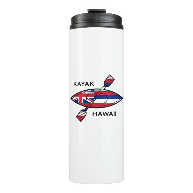 Garrafa Térmica Kayak Hawaii Flag (Frente)