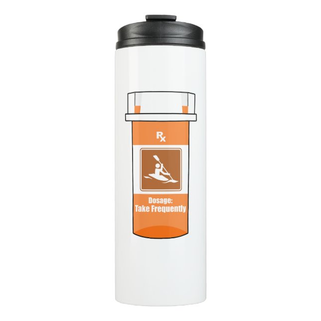 Garrafa Térmica Kayaking É Minha Droga (Frente)