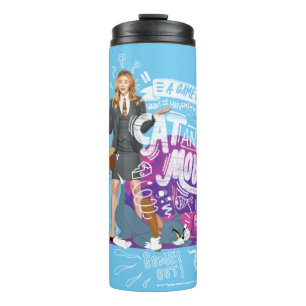 Garrafa Térmica Kayla, Tom & Jerry - Um Jogo De Gato E Rato