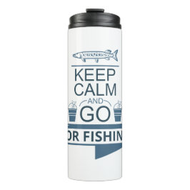 Garrafa Térmica Keep calm and go for fishing
