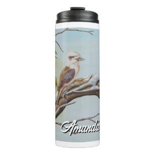 Garrafa Térmica Kookaburra em uma arte gigante australiana