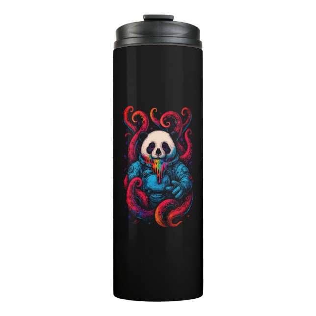 Garrafa Térmica Kraken Panda Cósmico (Frente)