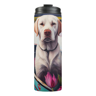 Garrafa Térmica Labrador ao Remo: Uma Aventura Cênica