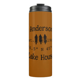 Garrafa Térmica Lago House ets. Data ano em que as coordenadas per