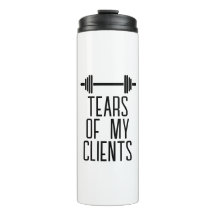 Lágrimas de meus clientes, ganchos de presentes do