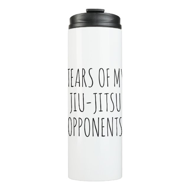 GARRAFA TÉRMICA  LÁGRIMAS DOS MEUS OPONENTES DE JIU-JITSU (Frente)