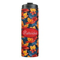 Laranja e Russet Autumn Leaves