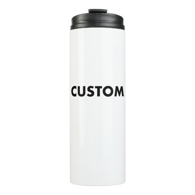Garrafa Térmica Large Custom Thermal Tumbler Blank Template - 16oz (Frente)