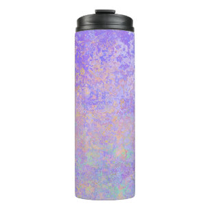 Garrafa Térmica Lavanda Psicodélica Pastel de Neon Roxo