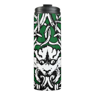 Garrafa Térmica Leão Knotwork do Século 20 inicial