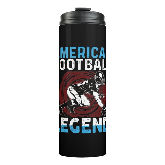 Garrafa Térmica Legenda de futebol americano (Frente)