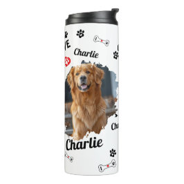 Garrafa Térmica Lembranças Personalizadas de Memorial de Cachorro