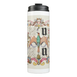 Garrafa Térmica Letras U e V Mira Calligraphiae