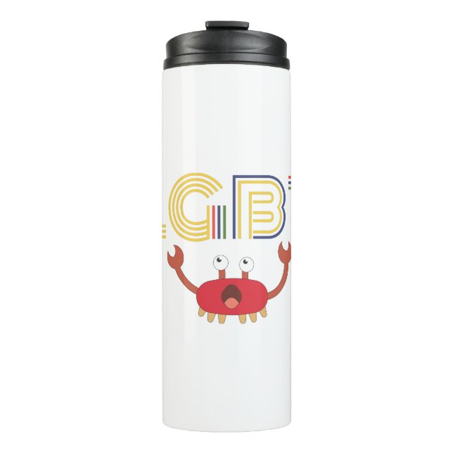 Garrafa Térmica LGBT - Direitos Humanos - Caranguejo Bonito (Frente)