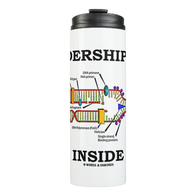 Garrafa Térmica Liderança DNA Inside Molecular Biology Humor (Frente)